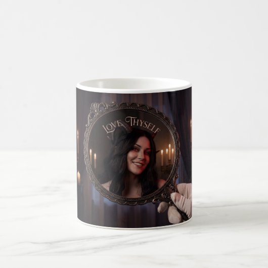 Love Thyself コーヒーマグカップ (中央)