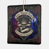 Love Thyself First セラミックオーナメント (左)