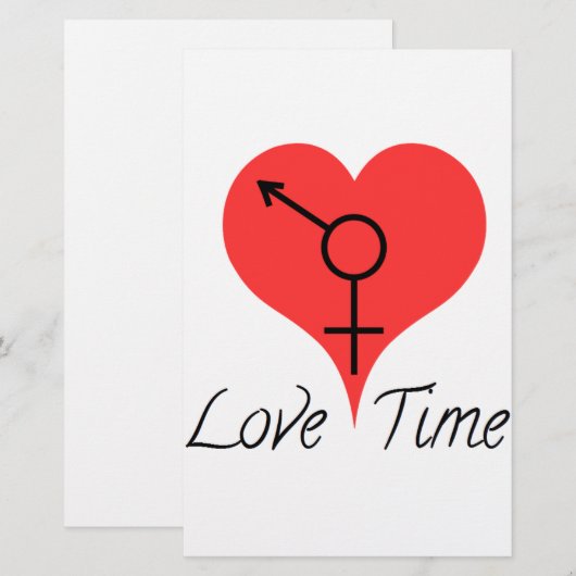 love time 便箋 (正面/裏面)