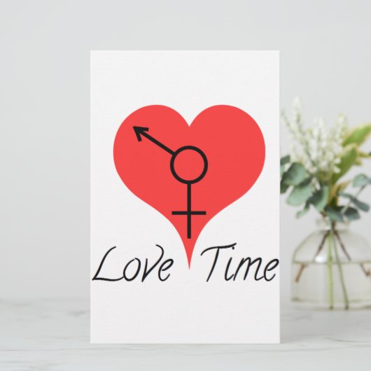 love time 便箋 (スタンド正面)