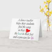 Love to 教え Dance Notecard(s) カード (黄色い花)