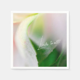 "Love to All" ペーパーナプキン スタンダードカクテルナプキン