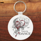 Love to Danceキーチェーン キーホルダー (正面)