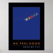 love to fly, air planes ポスター (正面)