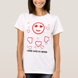 Love to share tシャツ