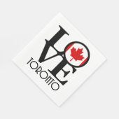 LOVE Toronto スタンダードランチョンナプキン (角)