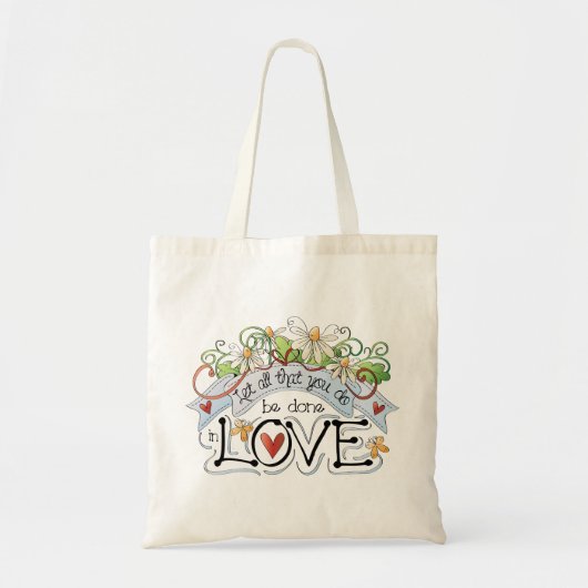 Love Tote Bagで行う トートバッグ (正面)
