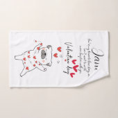 LOVE TOWEL ハンドタオル (ハンドタオル)