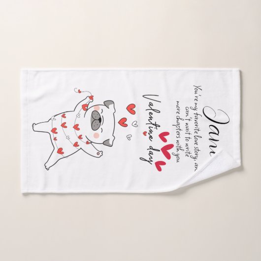 LOVE TOWEL ハンドタオル (ハンドタオル)