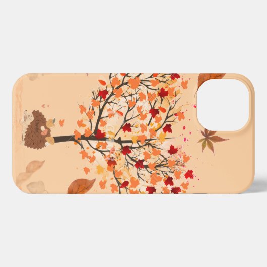 Love tree autumn iPhone case iPhoneケース (裏面横)