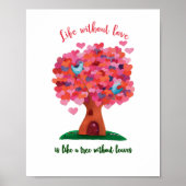 Love tree poster ポスター (正面)