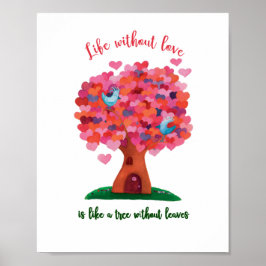Love tree poster ポスター
