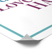 Love & Truth, Work & Fun, Promises Kept, Blessings ポスター (角)