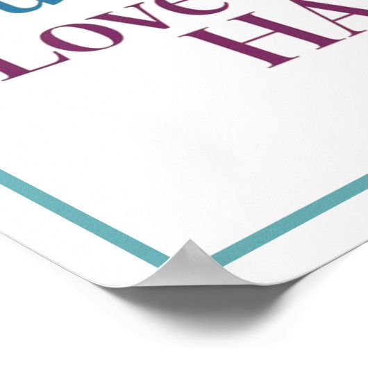 Love & Truth, Work & Fun, Promises Kept, Blessings ポスター (角)