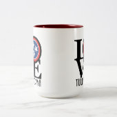 LOVE Tullahoma Tennessee 15oz ツートーンマグカップ (中央)