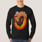 Love Turkey Stethoscope Nurse Life Thanksgiving Fa Tシャツ (正面)