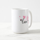 LOVE Typography Mug コーヒーマグカップ (正面右)