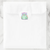 Love U Frog Sticker Cute Heart Eyes Frog Romantic  ハートシール (バッグ)