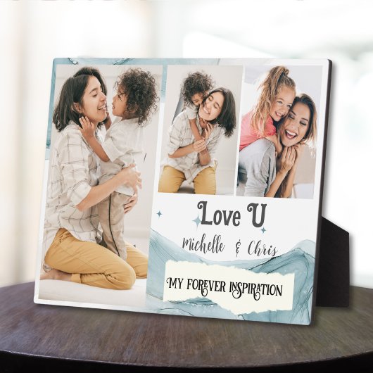 Love U mom：私の永遠のインスピレーション フォトプラーク