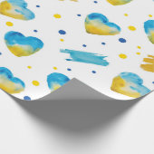 Love Ukraine Watermark Pattern ラッピングペーパー (角)