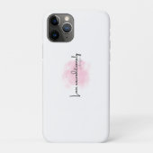 Love Unconditionally – Elegant Script with Pink Cl Case-Mate iPhoneケース (裏)