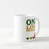 Love Universal Love, Jamican Love mug, One Love, コーヒーマグカップ (正面右)
