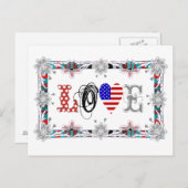 Love USA ポストカード (正面/裏面)