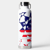 Love USA: Country of Love Stay（愛の国）含水スタイル ウォーターボトル (正面)