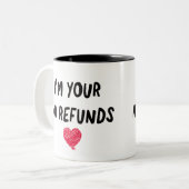 Love Valentine I'm Your ツートーンマグカップ (正面左)