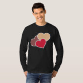 Love Valentine s Day Couple Relationship Heart In Tシャツ (正面フル)