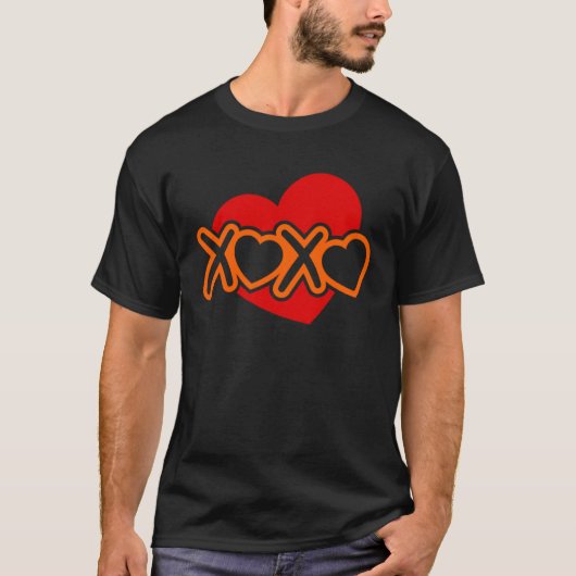 Love Valentine s Day Couple Relationship Heart  In Tシャツ (正面)