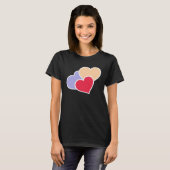 Love Valentine s Day Couple Relationship Heart  In Tシャツ (正面フル)