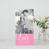 Love Valentine's Dayフォトカード シーズンカード (スタンド正面)