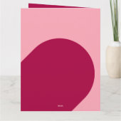 Love Valentines Day Fold Greeting Card カード (裏面)