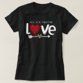 Love Valentines Day Gift Tシャツ (デザイン正面)
