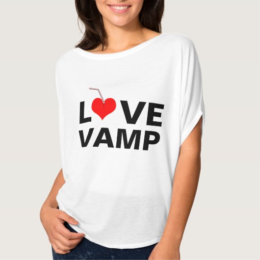 Love Vampカスタマイズ可能 Tシャツ (正面)