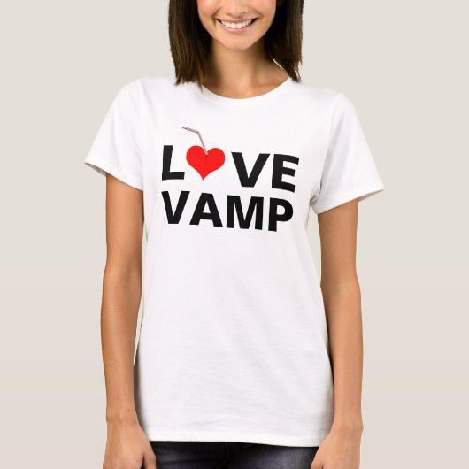 Love Vampカスタマイズ可能 Tシャツ (正面)