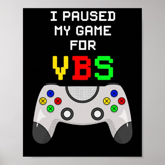 Love Vbs 2024ビデオゲーム休暇バイブルスクールガム ポスター (正面)