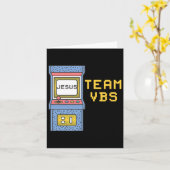 Love Vbs 2024ビデオゲーム休暇バイブルスクールRet カード (黄色い花)