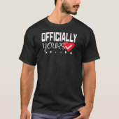 Love Verified ハートのチェックマーク Tシャツ (正面)