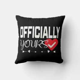 Love Verified Heart Checkmar クッション