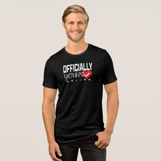 Love Verified Heart Checkmark  トライブレンドＴシャツ (正面全面)
