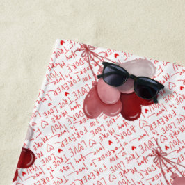 Love Vibes Beach Towel ビーチタオル