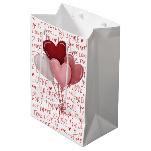 Love Vibes Medium Gift Bag ミディアムペーパーバッグ (正面アングル)