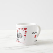 Love Vibes Personalized Espresso Mug エスプレッソカップ (正面右)