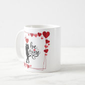 Love Vibes Personalized Mug コーヒーマグカップ (正面左)