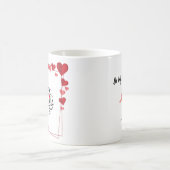 Love Vibes Personalized Mug コーヒーマグカップ (中央)