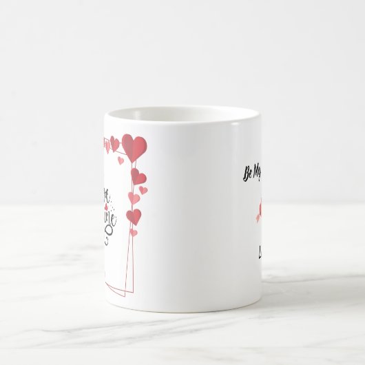 Love Vibes Personalized Mug コーヒーマグカップ (中央)