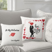 Love Vibes Personalized Throw Pillow クッション