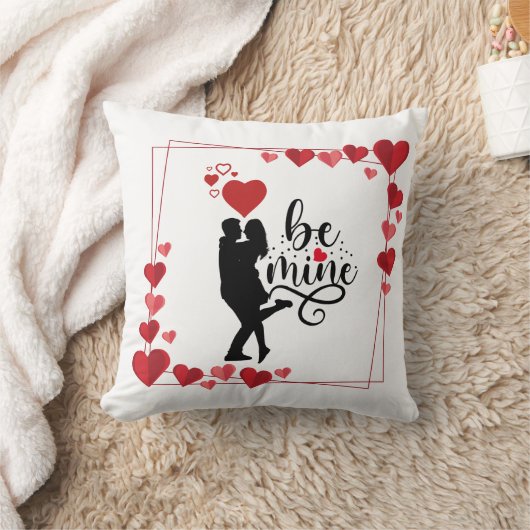 Love Vibes Personalized Throw Pillow クッション (ブランケット)